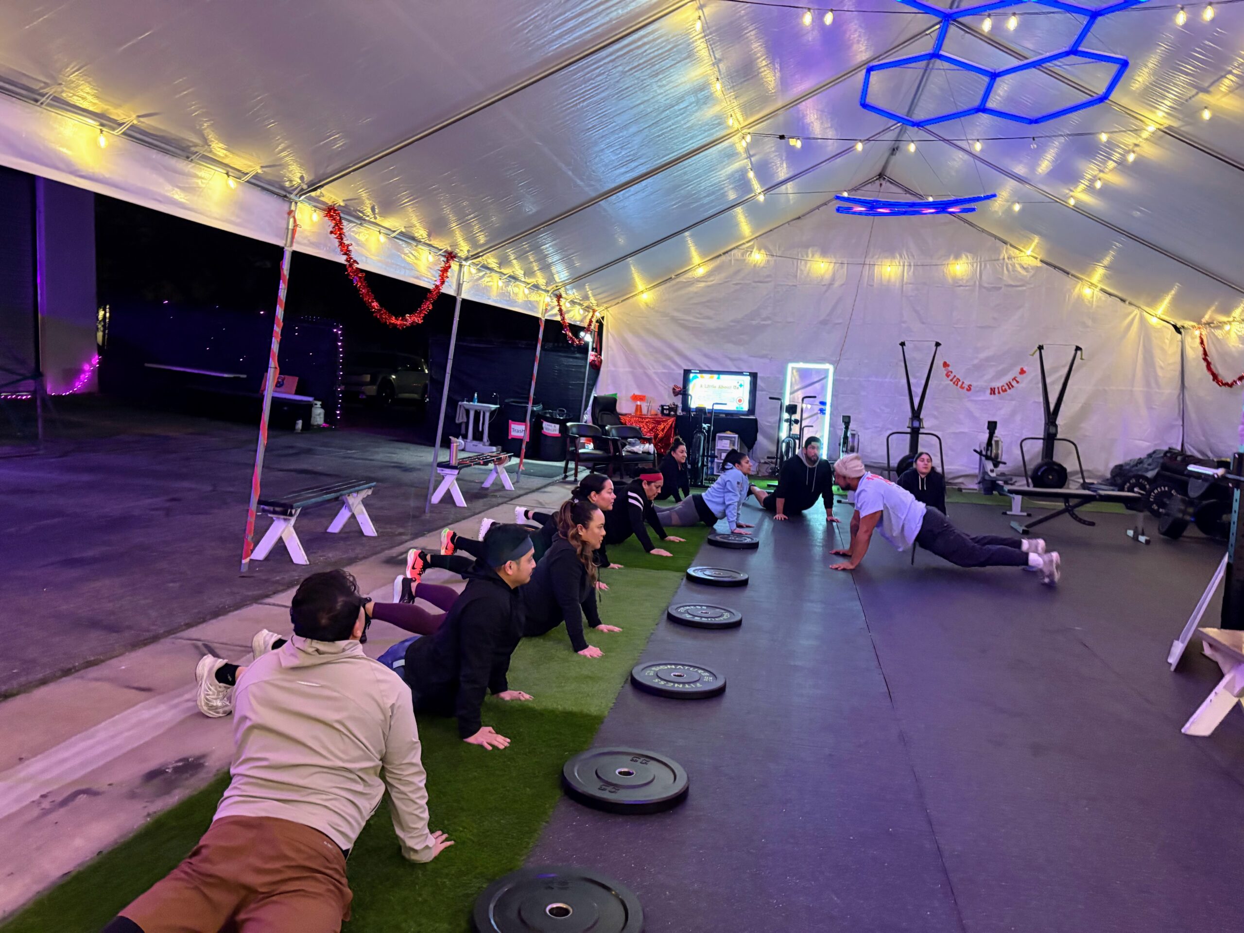 The Playground training session